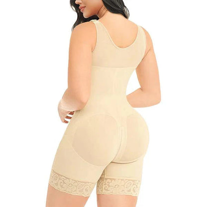 ⏰Limited-Time Offer✨ NESLEMY Women Tummy Control Full Shapewear Butt Lifter with Zipper Crotch