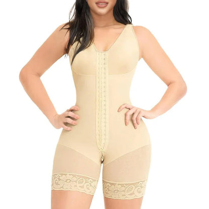 ⏰Limited-Time Offer✨ NESLEMY Women Tummy Control Full Shapewear Butt Lifter with Zipper Crotch