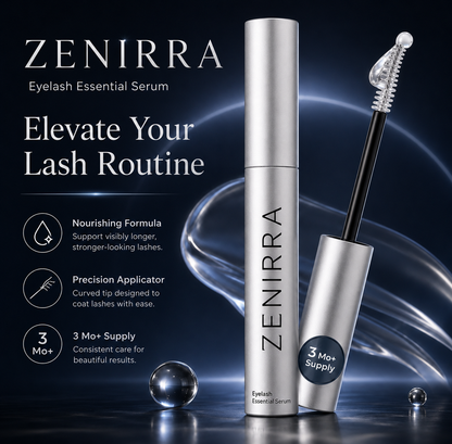 Zenirra™ Eyelash Growth Serum | Longer, Fuller Looking Lashes | Buy 1 Get 1 FREE + Up to 20% OFF